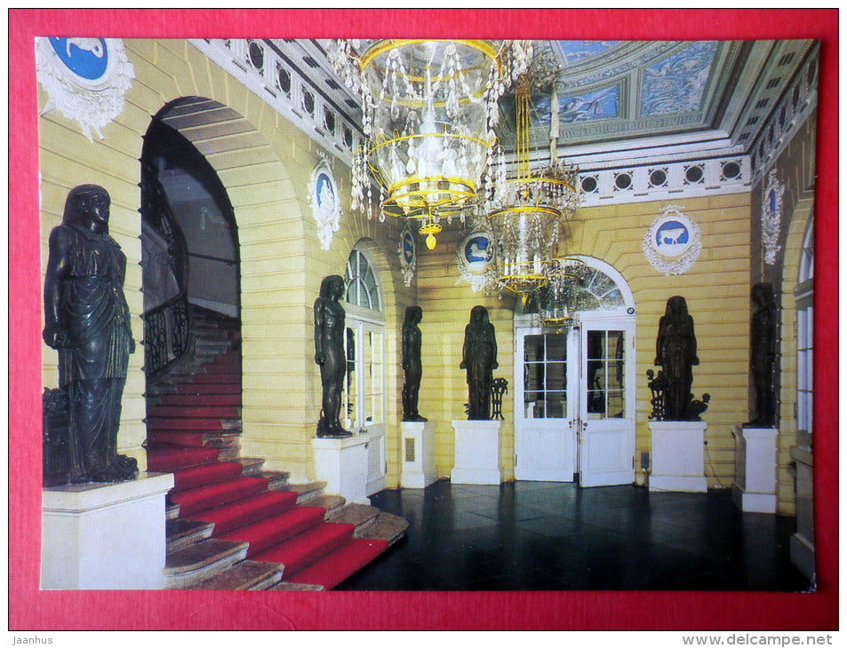The Egyptian Vestibule . The Pavlovsk Palace - Pavlovsk - 1985 - Russia USSR - unused - JH Postcards