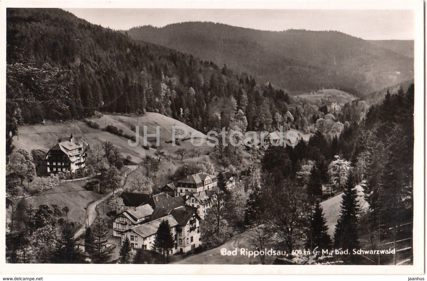 Bad Rippoldsau 600 m - Schwarzwald - Germany - used - JH Postcards