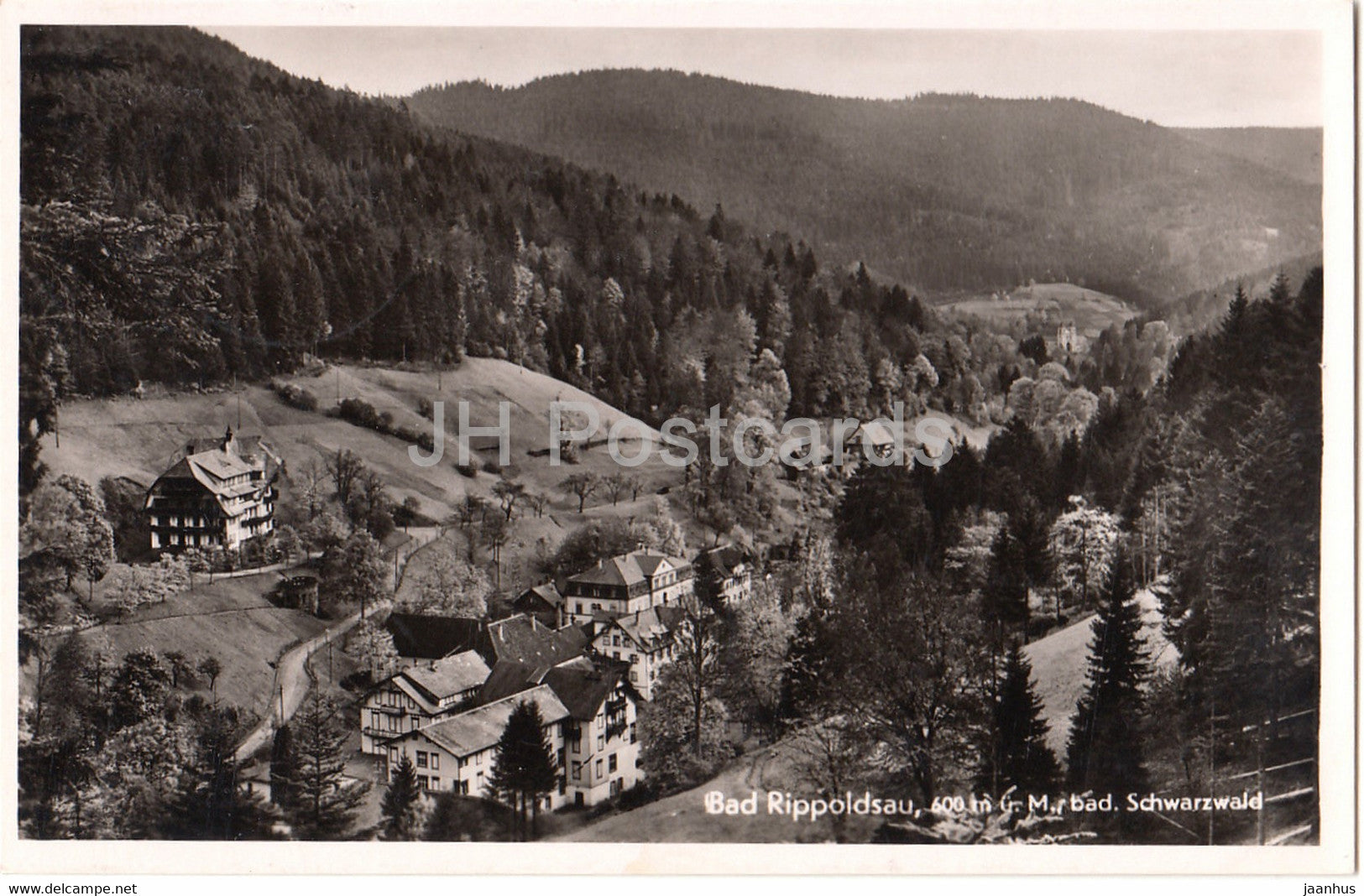 Bad Rippoldsau 600 m - Schwarzwald - Germany - used - JH Postcards