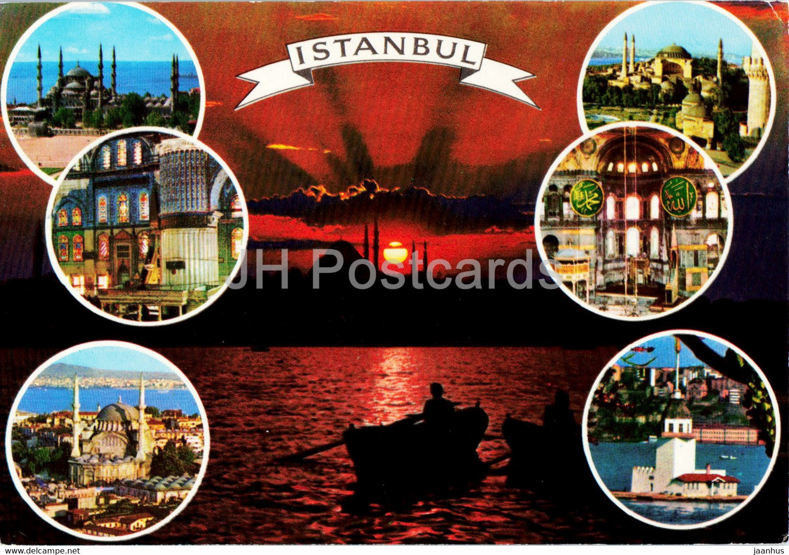 Istanbul - Some views from the city - 1 - Turkey - used - JH Postcards