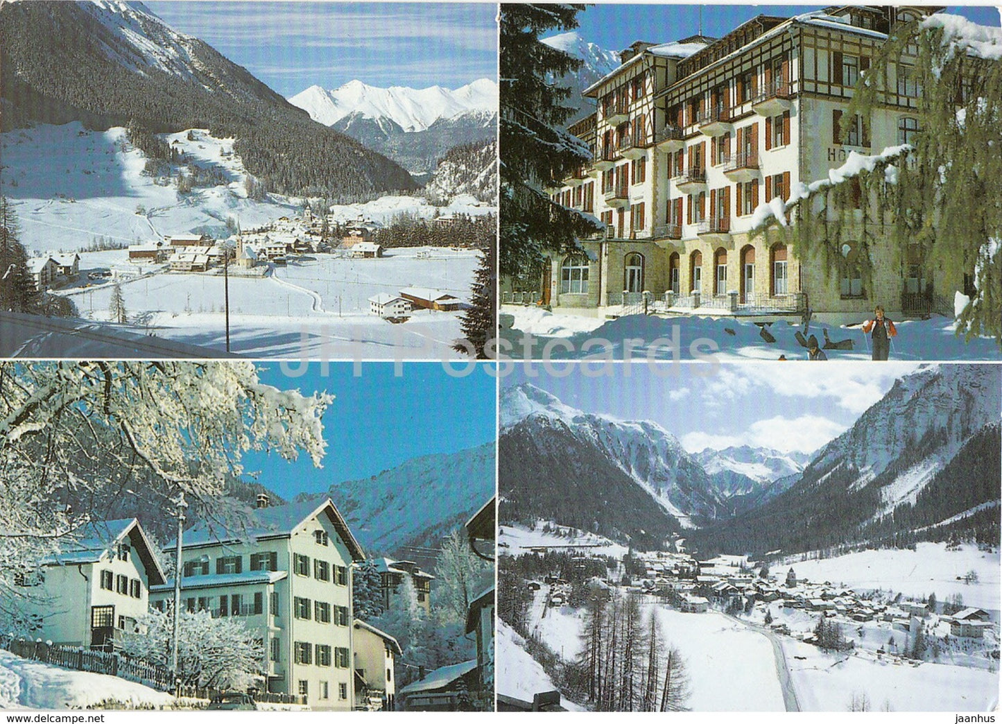 Bergun - Chesa Grusaida - Chesa Plazi - 1988 - Switzerland - used - JH Postcards