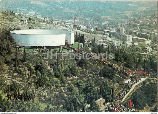 Yalta - memorial in honor of the heroes of the Civil and WWII on the Hill of Glory - Crimea - Ukraine USSR -  unused - JH Postcards