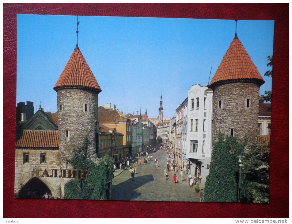 Viru Gates - Tallinn - 1984 - Estonia USSR - unused - JH Postcards
