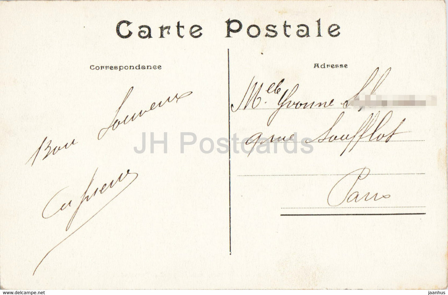 Le Havre - La Digue un jour de Tempete - 181 - alte Postkarte - Frankreich - gebraucht