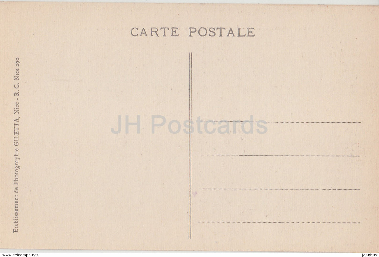 Cannes - Montagnes de l'Esterel - Coucher de Soleil - 401 - alte Postkarte - Frankreich - unbenutzt