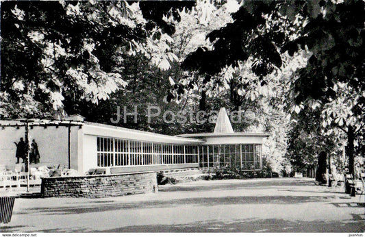 Weltbad Wildungen - Kurpark Cafe - old postcard - Germany - unused - JH Postcards
