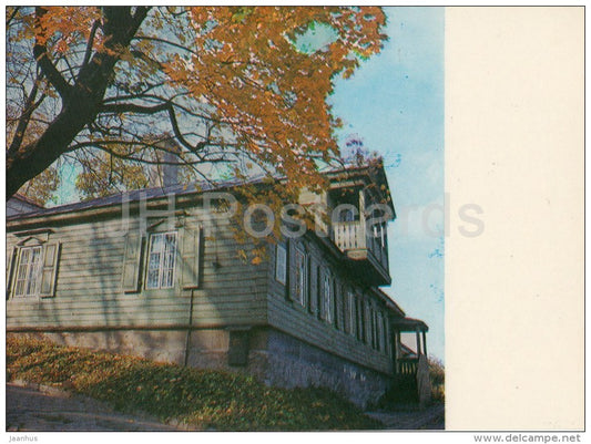The House in which the 1st Congress of the Lithuanian CP was held in 1918 - Vilnius - 1975 - Lithuania USSR - unused - JH Postcards