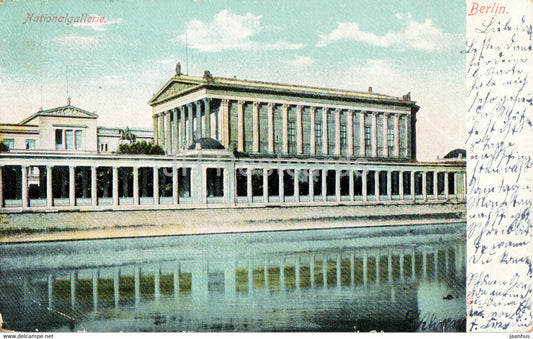 Berlin - Nationalgallerie - old postcard - 1906 - Germany - used - JH Postcards