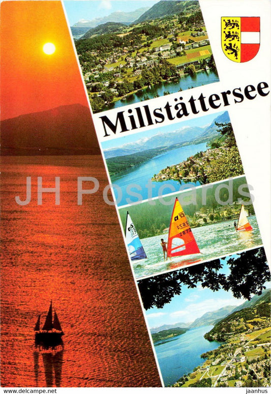Millstattersee - Karnten - Windsurfing - Austria - used - JH Postcards