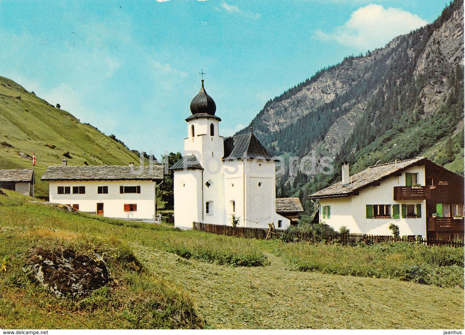 Bad Vals Graubunden - Hof Camp - 7113 - 1978 - Switzerland - used - JH Postcards