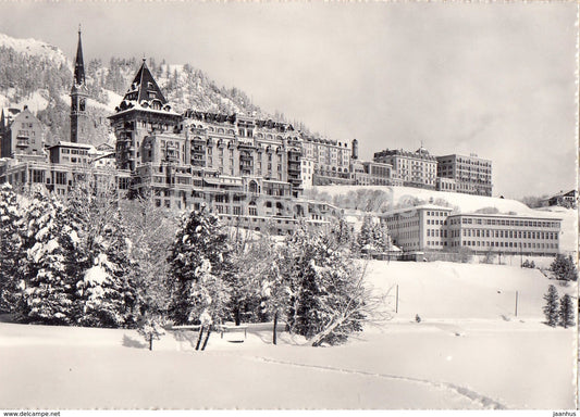 St Moritz - 5932 - Switzerland - unused - JH Postcards
