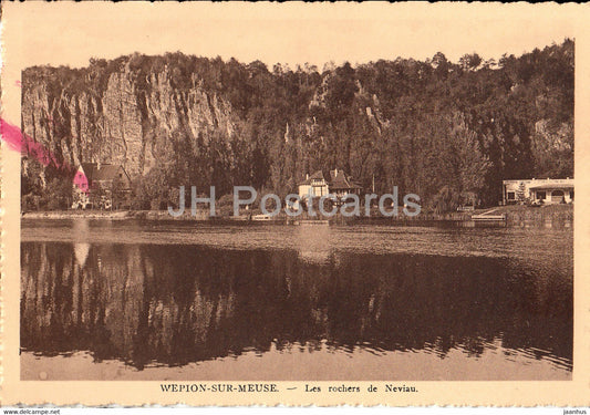 Wepion Sur Meuse - Les Rochers de Neviau - old postcard - Belgium - unused - JH Postcards
