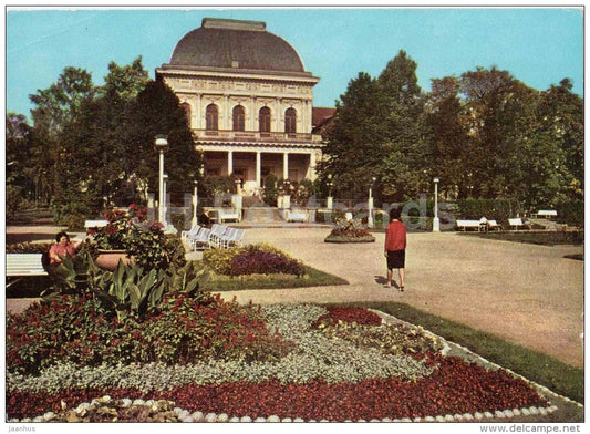 Frantiskovy Lazne - Society House - casino - Czechoslovakia - Czech - used - JH Postcards