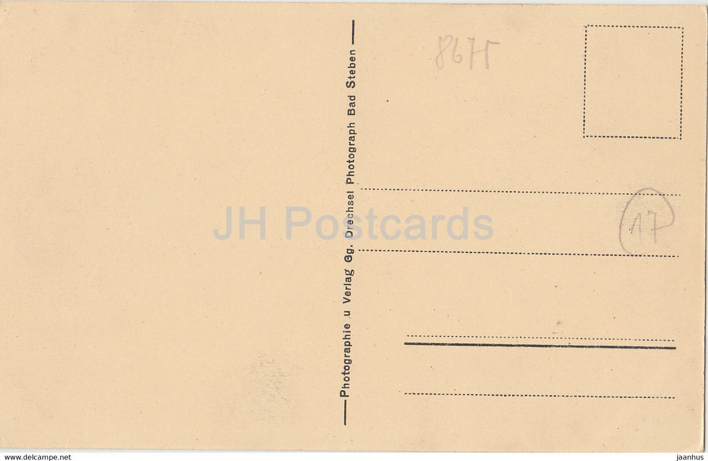 Bad Steben - old postcard - Germany - unused