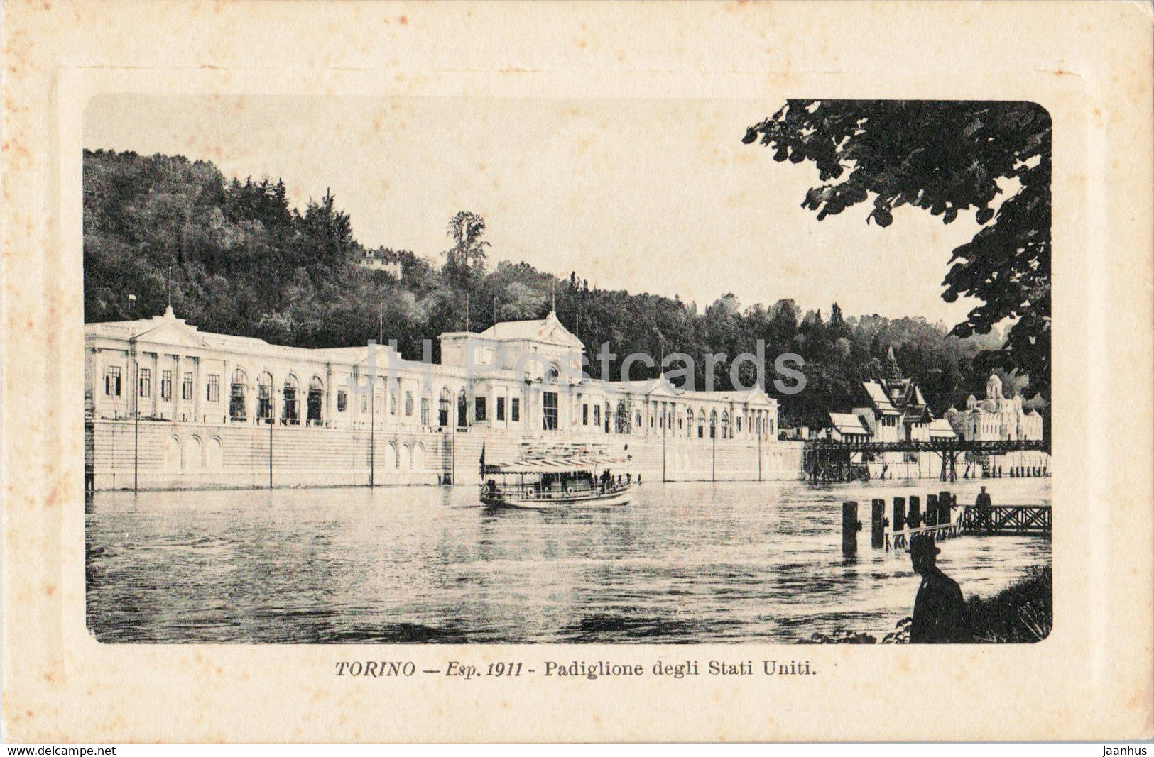 Torino - Turin - Esp 1911 Padiglione degli Stati Uniti - old postcard - 1911 - Italy - used - JH Postcards