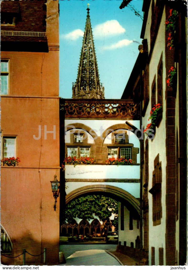 Alt Freiburg - Beim Rathaus - 4713 - 1971 - Germany - used - JH Postcards