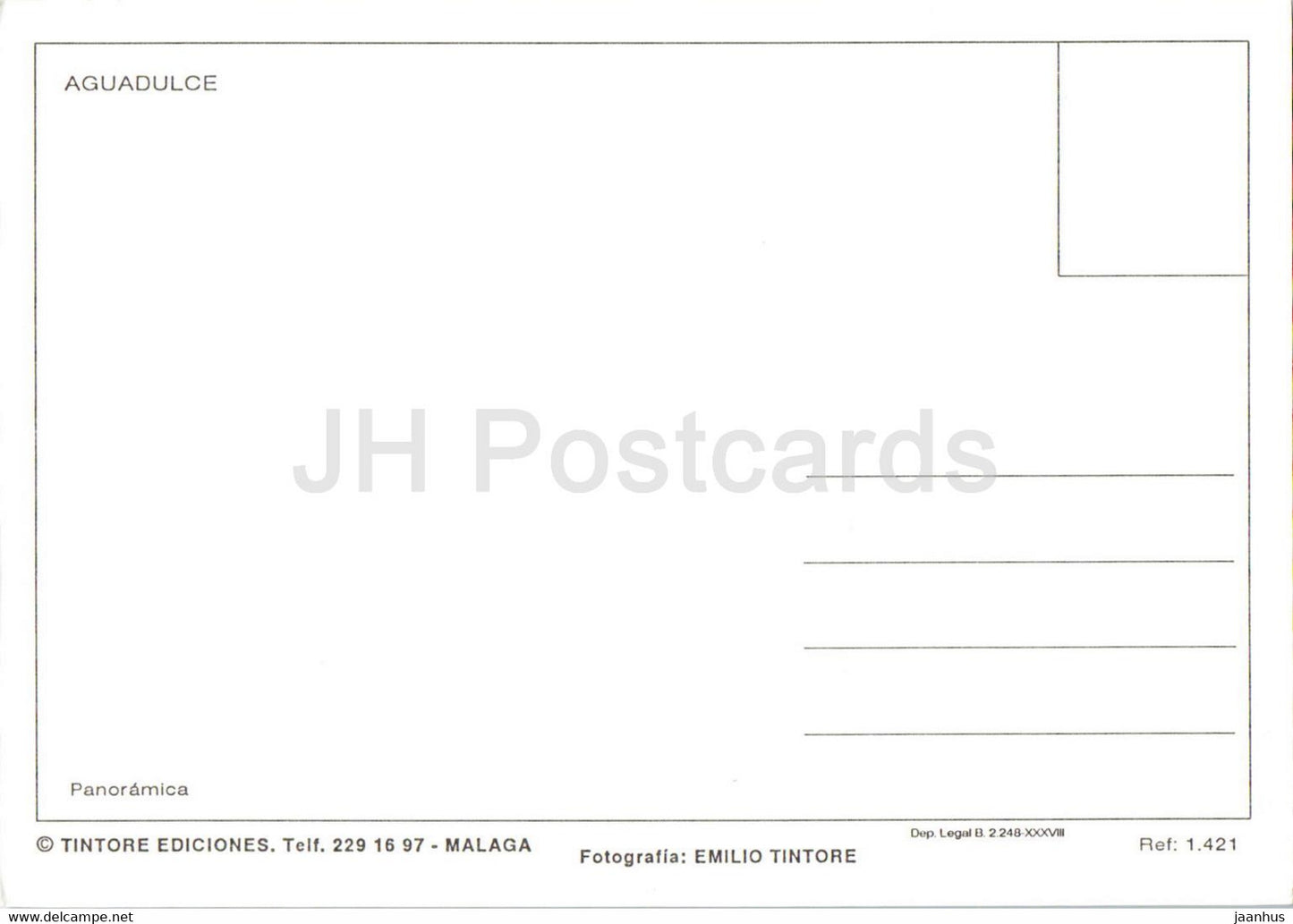 Aguadulce - panoramica - Spain - unused