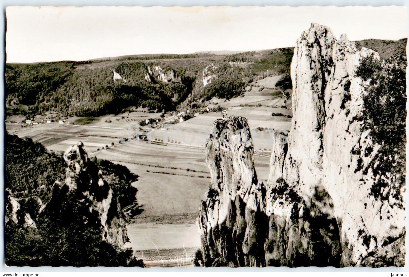 Donautal - Schaufelsen - old postcard - 1956 - Germany - used - JH Postcards