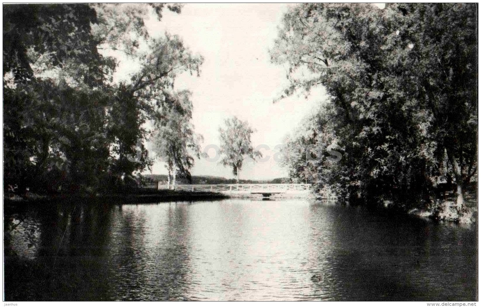 pond - State museum-reserve of A.S. Pushkin - Mikhailovskoye - 1987 - Russia USSR - unused - JH Postcards