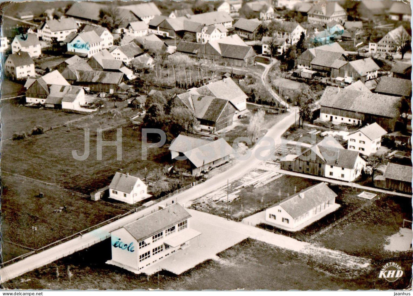 Obergermaringen b Kaufbeuren - Luftbild KHD - aerial view - 1161 - Germany - used
