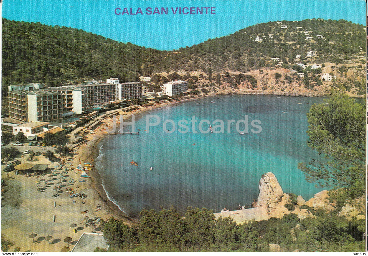 Cala San Vicente - Ibiza - beach - Spain - unused - JH Postcards