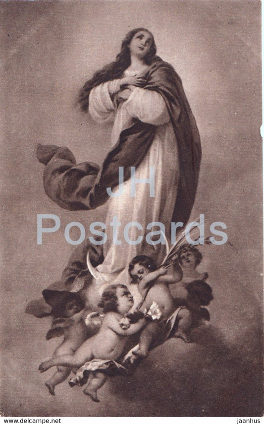 Mater Immaculata - illustration - Serie 202/4 - old postcard - used - JH Postcards