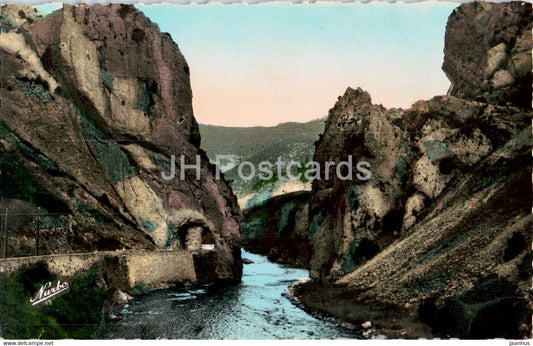 Environs de Quillan - L'Aude dans le Defile de la Pierre Lys - 12 - old postcard - France - unused - JH Postcards