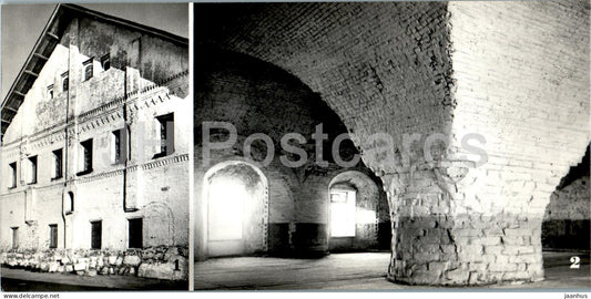 Solovetsky Islands - the building of the large tailor's chamber - refectory interior - 1974 - Russia USSR - unused - JH Postcards