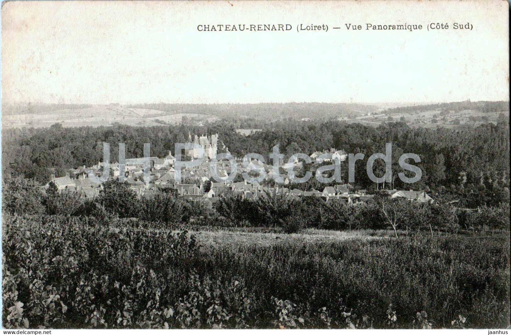 Chateau Renard - Chateaurenard - Vue Panoramique - Cote Sud - old postcard - France - unused - JH Postcards