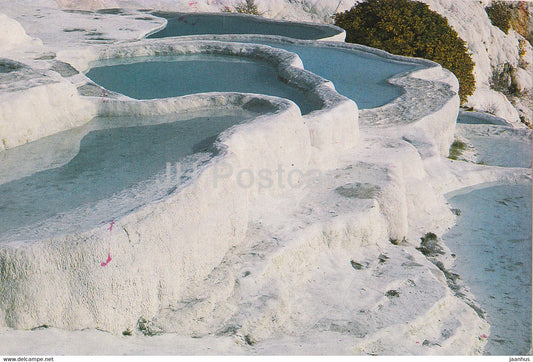 Pamukkale - mineral waters - 1989 - Turkey - used - JH Postcards