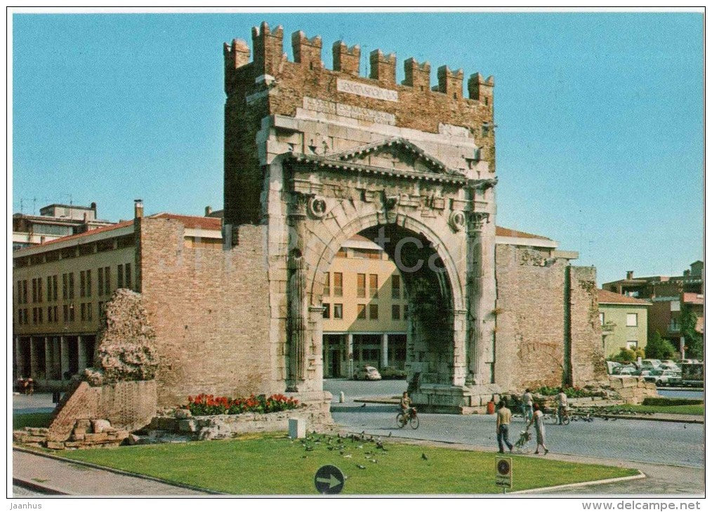 Arco d´Augusto - arch - Rimini - Emilia-Romagna - 64825 - Italia - Italy - unused - JH Postcards