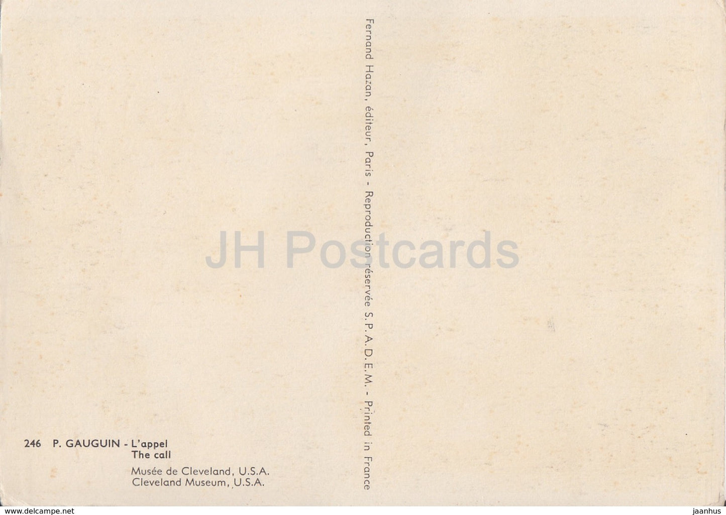 Gemälde von Paul Gauguin – Der Ruf – Französische Kunst – Frankreich – unbenutzt