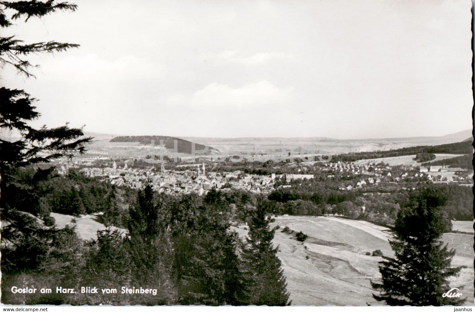Goslar am Harz - Blick vom Steinberg - old postcard - Germany - unused - JH Postcards