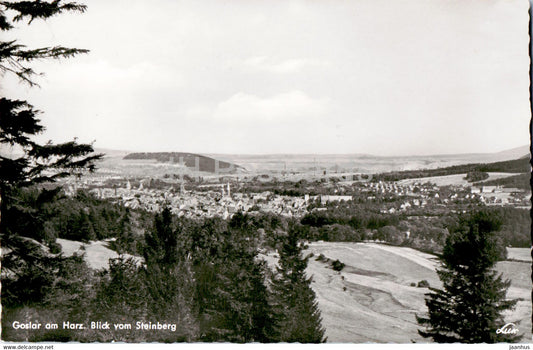 Goslar am Harz - Blick vom Steinberg - old postcard - Germany - unused - JH Postcards
