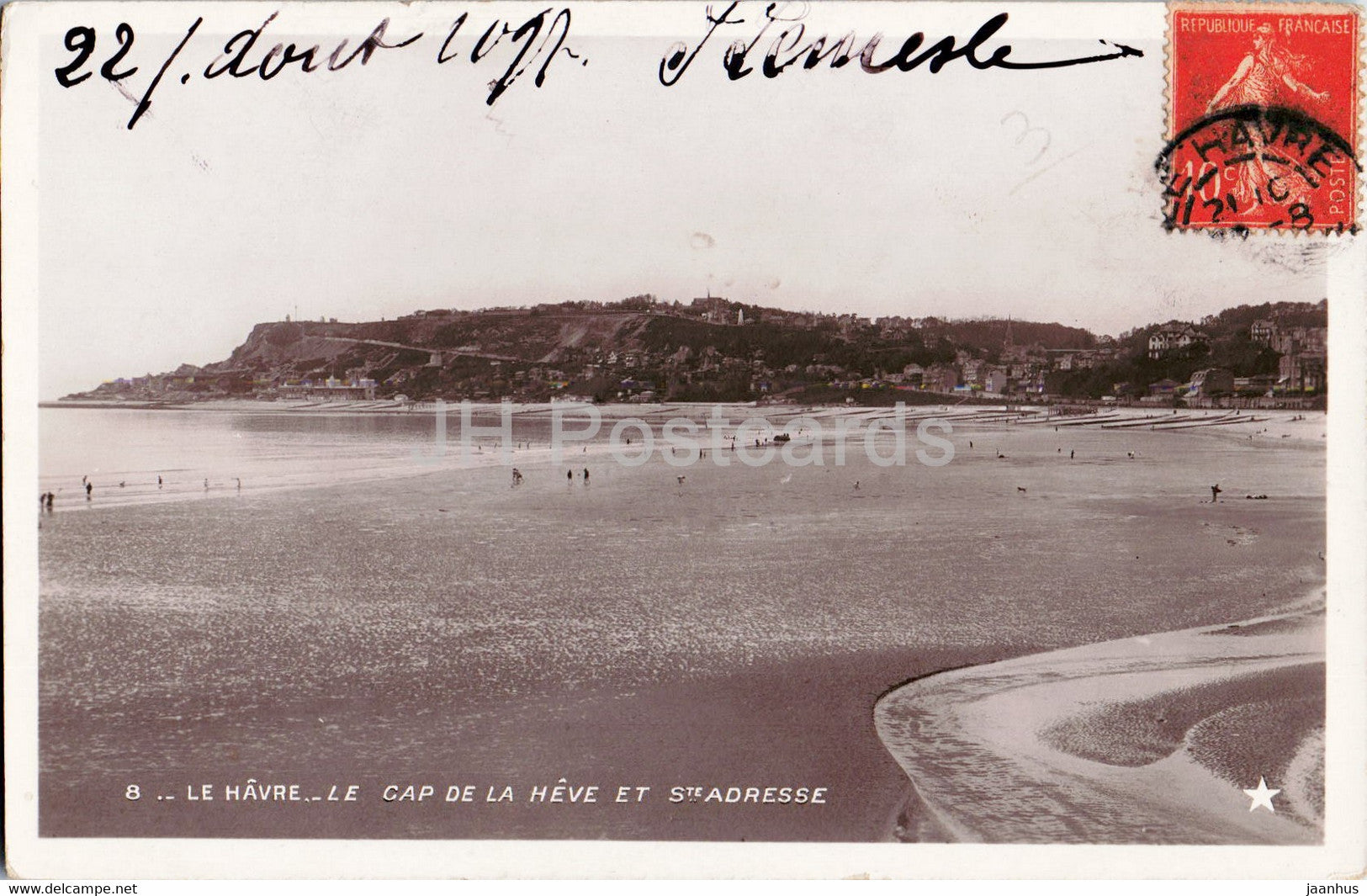 Le Havre - Le Cap de la Heve et Ste Adresse - 8 - old postcard - France - used - JH Postcards