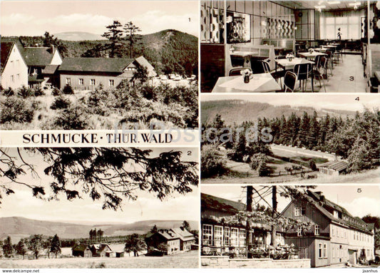 Schmucke - Thur Wald - Gehlberg - Grosser Finsterberg - old postcard - 1975 - Germany DDR - used - JH Postcards