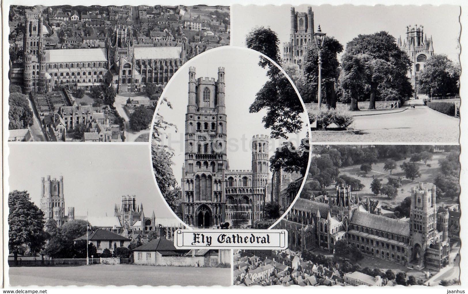 Ely Cathedral - Multiview - 1961 - United Kingdom - England - used - JH Postcards