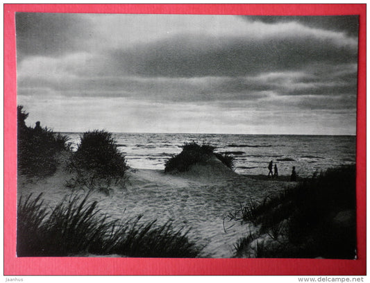 Before the Storm - sea - Palanga - 1966 - Lithuania USSR - unused - JH Postcards