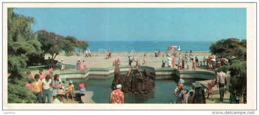 Embankment - Alushta - Crimea - Krym - 1983 - Ukraine USSR - unused - JH Postcards