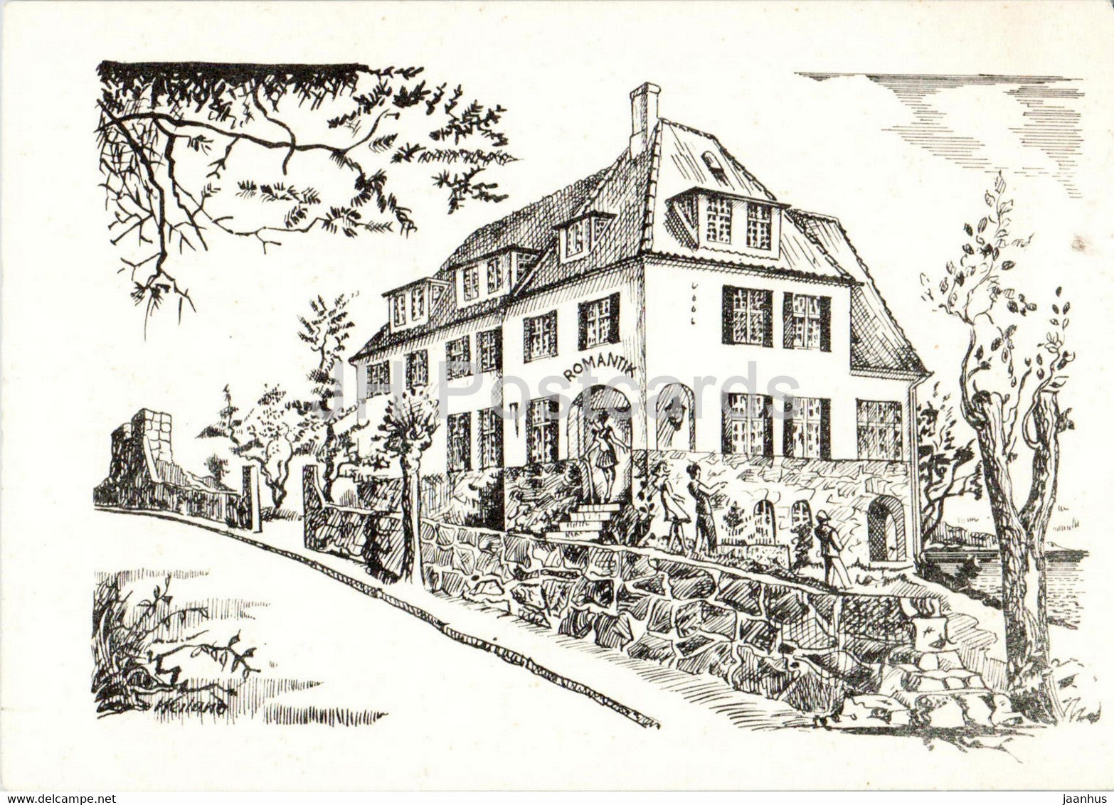 Nexo - Romantik - illustration - Denmark - unused - JH Postcards