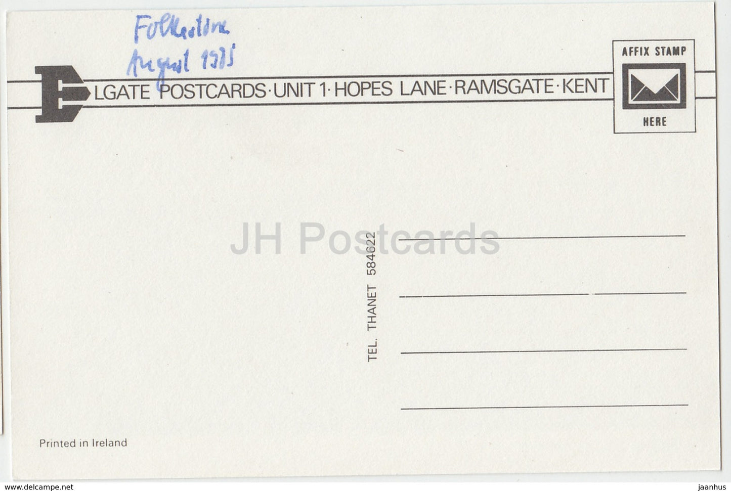 Folkestone - The Zig Zag Path - The Leas - ET4623 - 1985 - United Kingdom - England - used