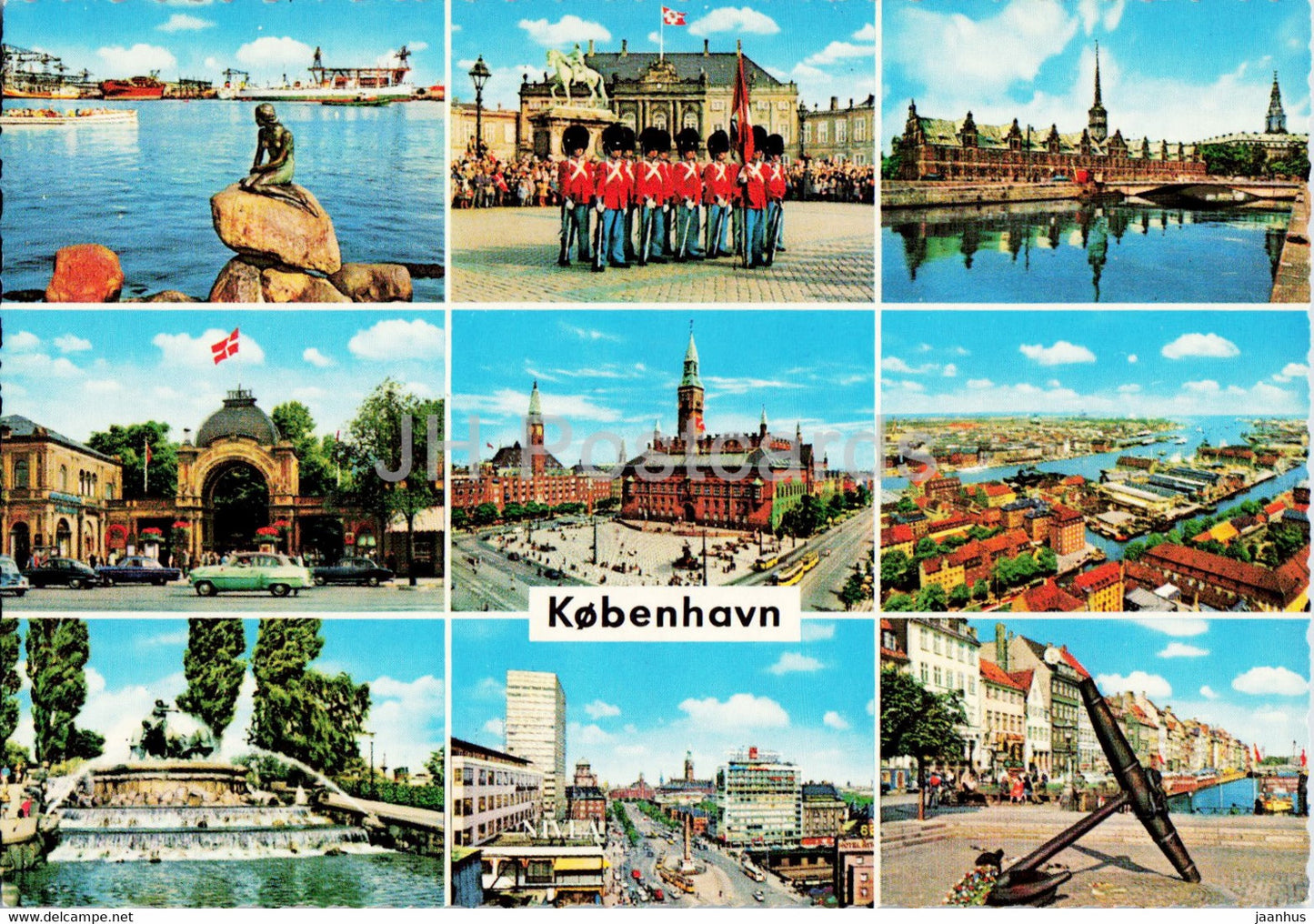 Copenhagen - multiview - 989/28 - Denmark - unused - JH Postcards
