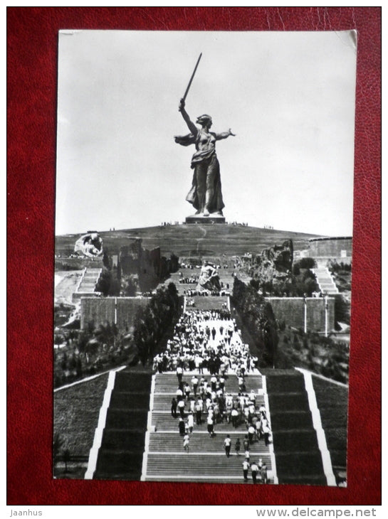 Mamayev Kurgan - Volgograd - 1967 - Russia USSR - unused - JH Postcards