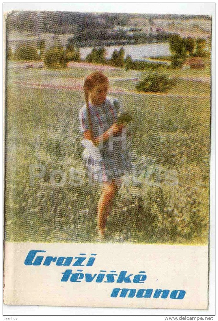 My Lovely Homeland - leporello - 1965 - Lithuania USSR - unused - JH Postcards