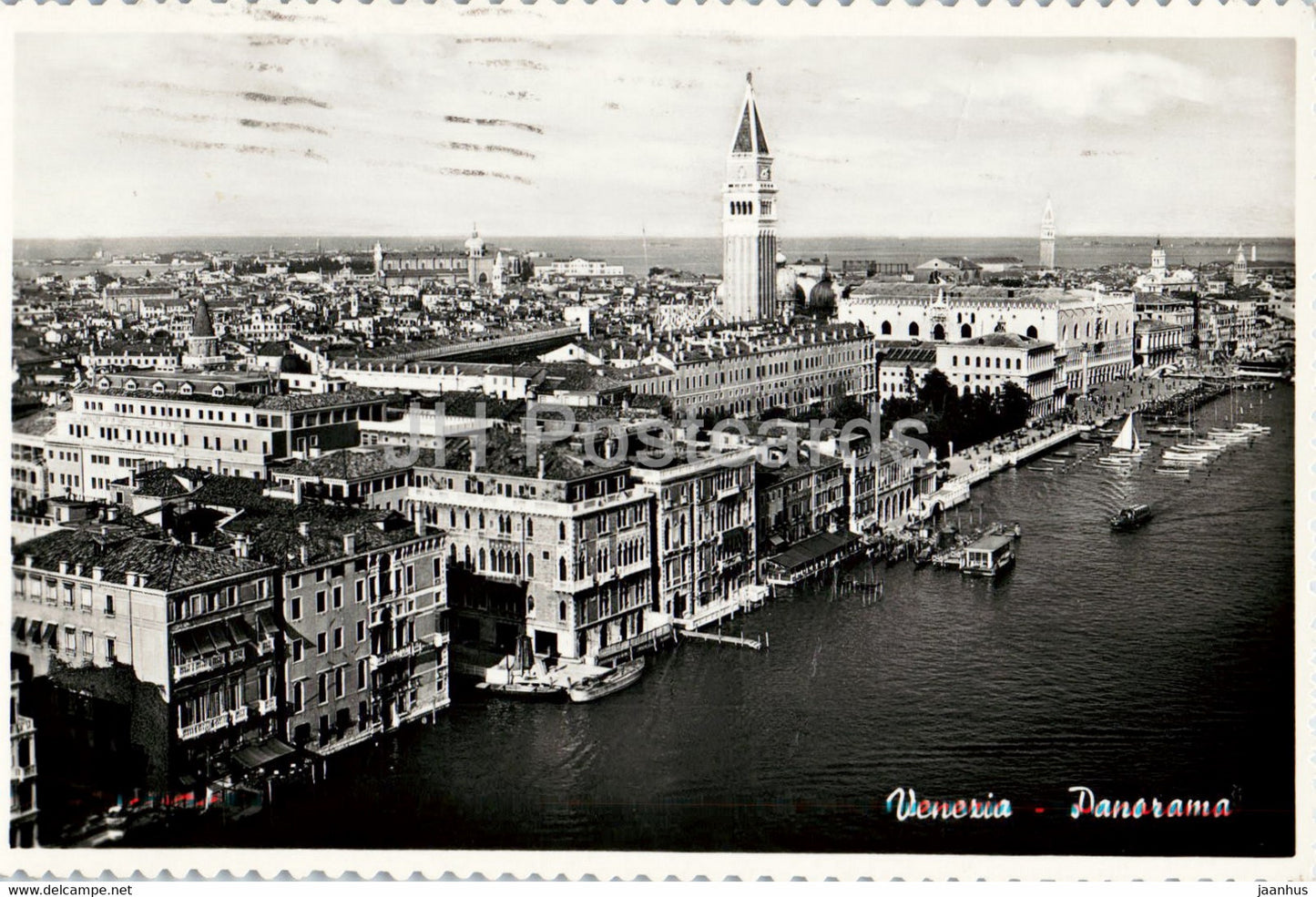 Venice - Venezia - Panorama - old postcard - Italy - used - JH Postcards