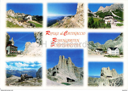 Rifugi al Catinaccio - Rosengarten Schutzhutten - 2000 - Italy - used - JH Postcards