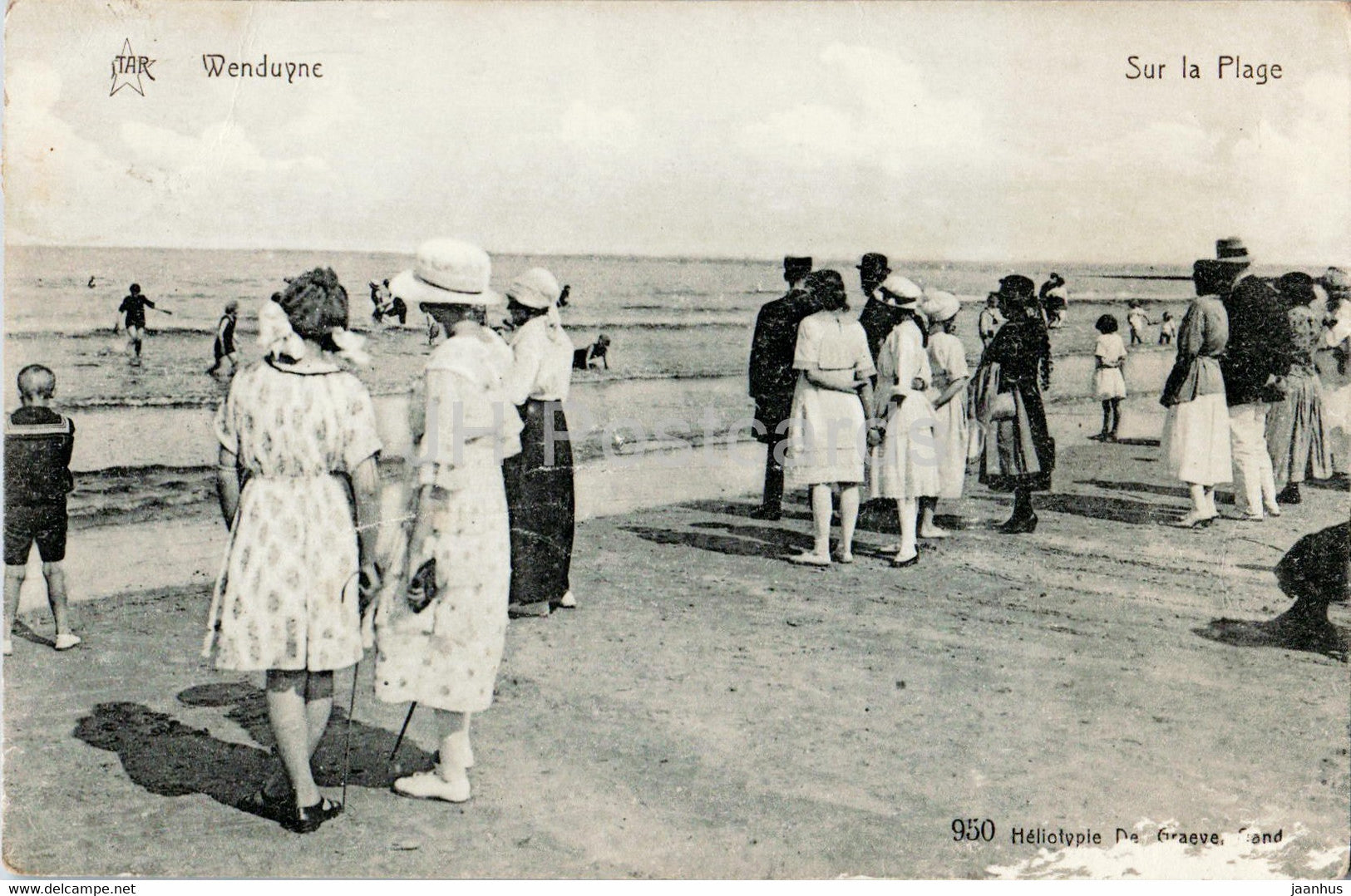 Wenduyne - Wenduine - Sur la Plage - 950 - old postcard - Belgium - used - JH Postcards