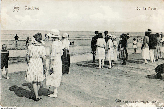 Wenduyne - Wenduine - Sur la Plage - 950 - old postcard - Belgium - used - JH Postcards