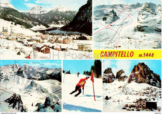Dolomiti di Fassa - Campitello - 1983 - Italy - used - JH Postcards