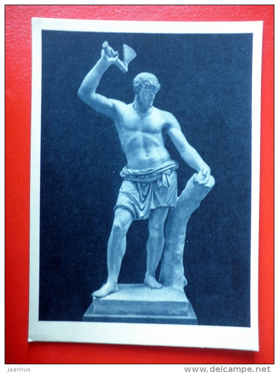 sculpture by Vasily Demut-Malinovsky . Russian Scaevola , 1813 - sculpture - russian art - unused - JH Postcards
